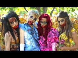 zombie disney princess makeup