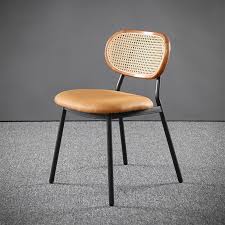 rattan dining chair nordic household