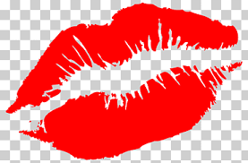 red kiss mark icon lip kiss lips