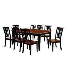Our 8 seat dining table sets are about belonging. William S Home Furnishing Dover Black Cherry 8 Piece Table Set Cm3326bc T 9pc The Home Depot