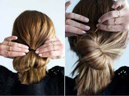 Secure with a hair tie… 7.) gather your hair into a bun. How To Make A Bun For Short Hair And Hold It Tight