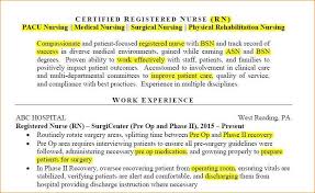 The Resume Handbook  Action Verbs   Keywords for Registered Nurse     Registered Nurse Resume Example   Sample