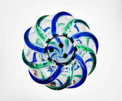 Murano Glass Swirl Vase