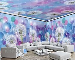 3d dandelion dream world ceiling wall