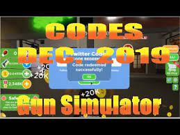 Here is gun simulator (roblox game by devvgames) codes. Codes Gun Simulator Codes Dec 2019 Youtube
