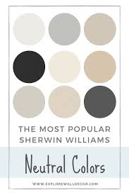 Popular Sherwin Williams Neutral Colors
