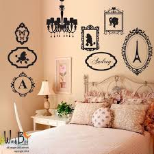 french theme frame decals personalized