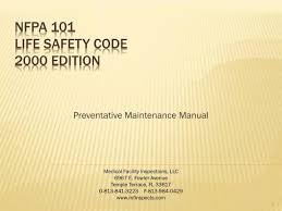 ppt nfpa 101 life safety code 2000