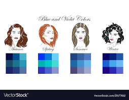 seasonal color ysis blue and violet