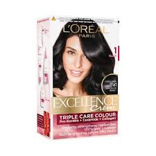 loreal excellence hair colour 1 black