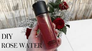 diy rose water makeup setting spray