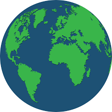earth globe clip art vector