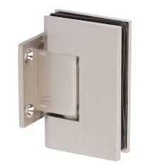 wall to glass square shower door hinge