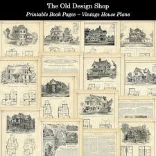 Antique House Plans Vintage Printable