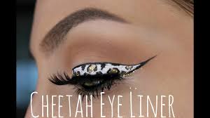 the ultimate cat eye cheetah eyeliner