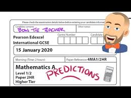 Chemistry 9701 march 2020 grade thresholds. January 2020 2hr Predictions Edexcel Igcse Maths Apho2018
