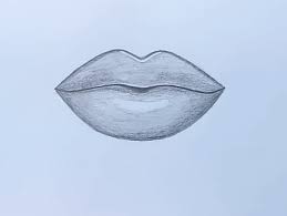 sketch lips step by step lips sketch