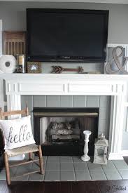 Decorating A Mantel With A Tv Re Fabbed