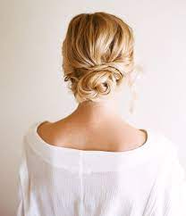 Wavy messy low bun updo. 30 Quick And Easy Updos You Should Try In 2021