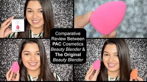pac cosmetics beauty blender
