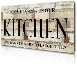 Kitchen Signs Farmhouse Kitchen Wall