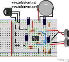 Step by step circuit build using a . Preamplifier For Electret Microphone With Lm358 Opamp Buildcircuit Com