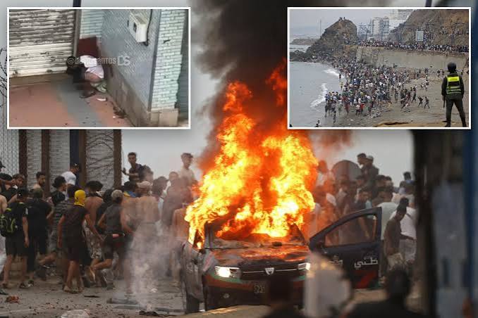 Thousands of illegal African migrants overrun Spanish enclave, turn streets into open toilets and bathe in fountains: 'An apocalypse'