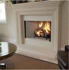 Superior 43 Wood Burning Traditional Fireplace Wrt3543 Grey Herringbone Refractory Panels