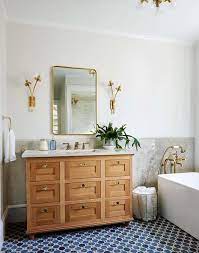 Apothecary Style Bath Vanity Design Ideas