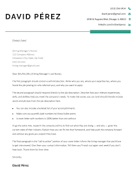 cover letter template for your resume