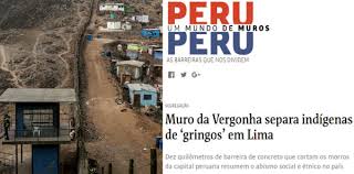 Resultado de imagem para muro da vergonha peru