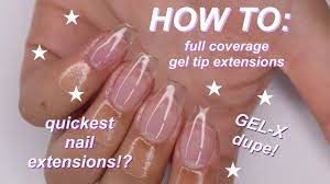 gel tip nail extension tutorial