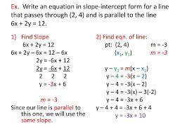 4.5 The Point-Slope Form of an Equation of a Line - ppt download