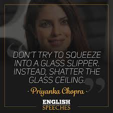 Unfortunately, that arrangement takes up most of our days. Priyanka Chopra Speech Full Power Of Women English Speeches