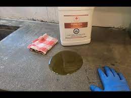 sealing concrete countertops with tung