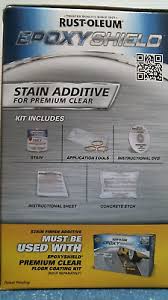 rust oleum epoxy shield stain additive