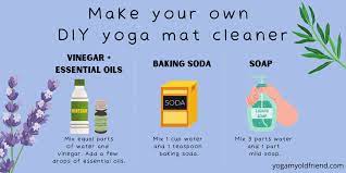 diy yoga mat cleaner 3 easy to make