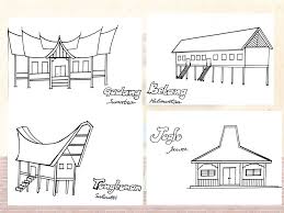 Zona ilmu 2 mewarnai rumah anak tk. 25 Cara Menggambar Rumah Adat Joglo Yang Mudah Terbaik Koleksi Gambar Pemandangan