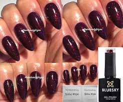 bluesky gel nail polish black cherry