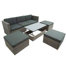 Patio Wicker Outdoor Sofa Sectional Set