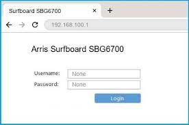 arris surfboard sbg6700 router login