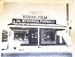 photograph the wodonga pharmacy 1952