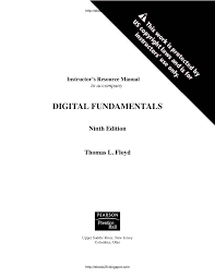 Solutions Manual Digital Fundamentals Thomas Lfloyd Cse114