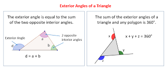 exterior angles of a triangle video
