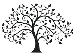 Abstract Vibrant Tree Logo Design Root
