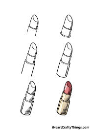 lipstick drawing how to draw lipstick