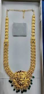 22k antique 55g gold necklace at rs
