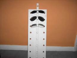 how to make a sunglasses rack holder