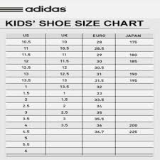 Adidas Shoe Size Chart Cm Toddler