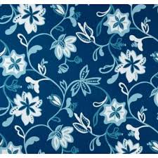 Yulan birch fabric by designers guild is an impressive grand scale rendition of magnolia, blossoming and fading against a soft, celestial watercolour ground. Floral Vine In Blue Cotton Home Decor Fabric Fabric Traders